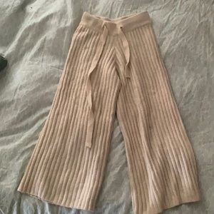 Crop sweater pants